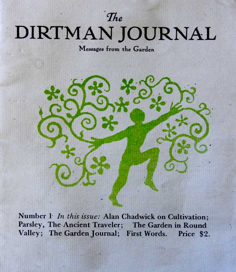 Dirtman Journal, page 1