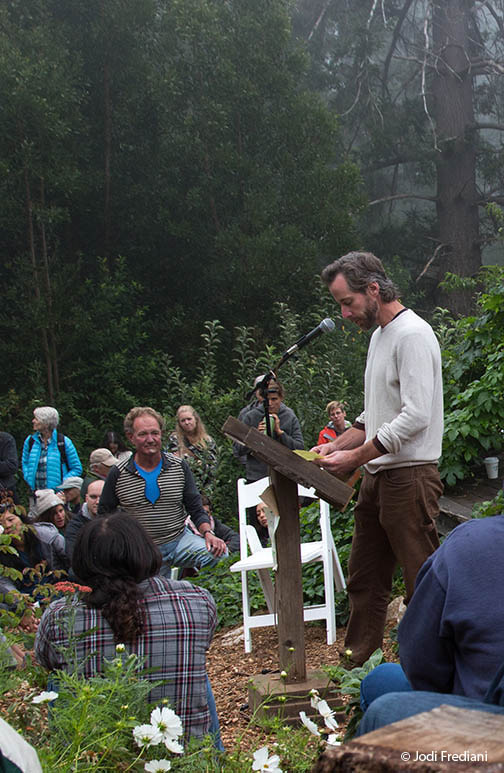 Aaron deLong reading at UCSC