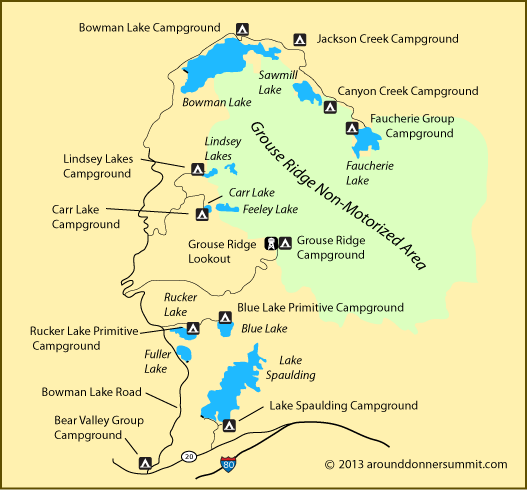 Map showing the location of Blue Lake, CA