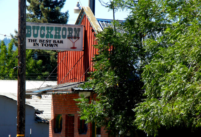 Downtown Covelo, site of Alan Chadwick's Garden Project