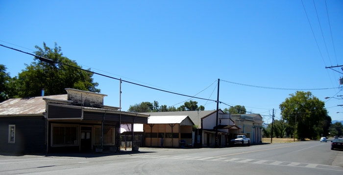 Scene of downtown Covelo