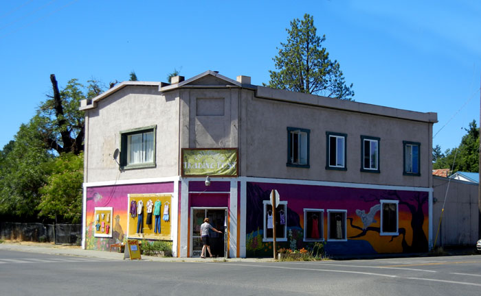 The trading post in downtown Covelo, California