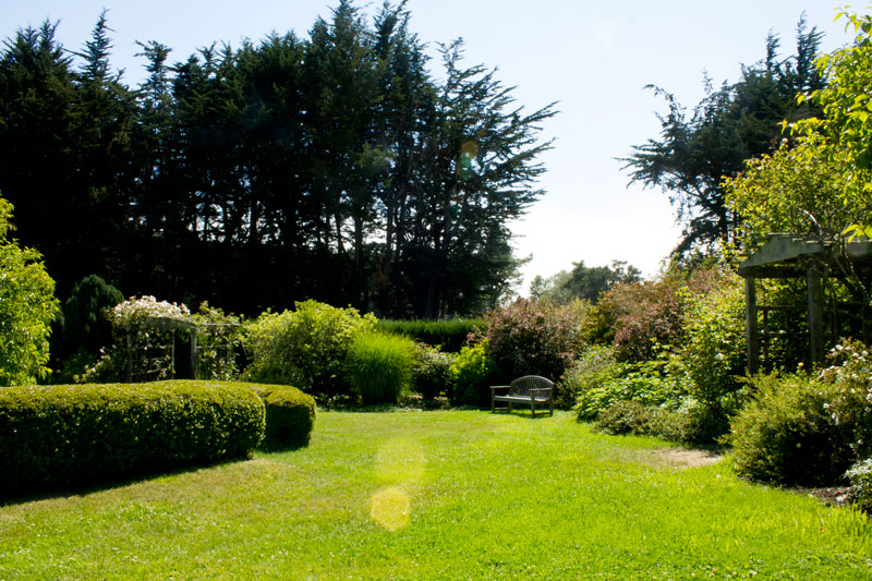 <empty>The formal garden at Green Gulch, designed by Skip Kimura, an apprentice of Alan Chadwick