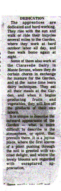 Betty Peck and the Saratoga Community Garden Part 2