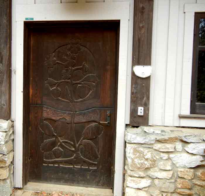 Entrance to the classroom building on the UCSC Agroecology Program farm in Santa Cruz