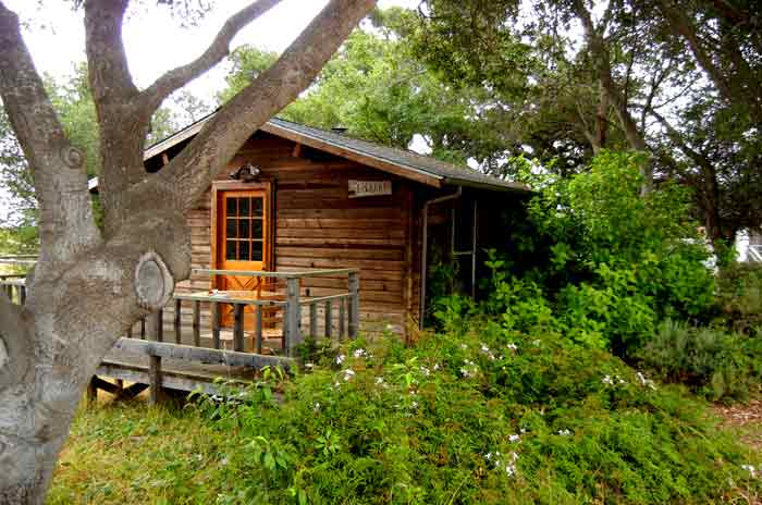 The apprentice library on the farm of the UCSC Agroecology Program