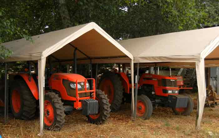 Tractors used to cultivate the farm at UCSC's Agroecology Program