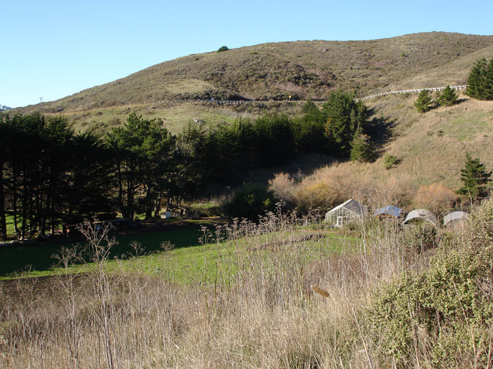 A view of the hills from Alan's tomb