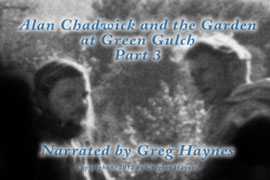 Alan Chadwick at Green Gulch 3