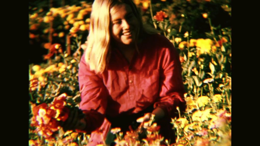 Alan Chadwick in the Santa Cruz garden, a frame from the film