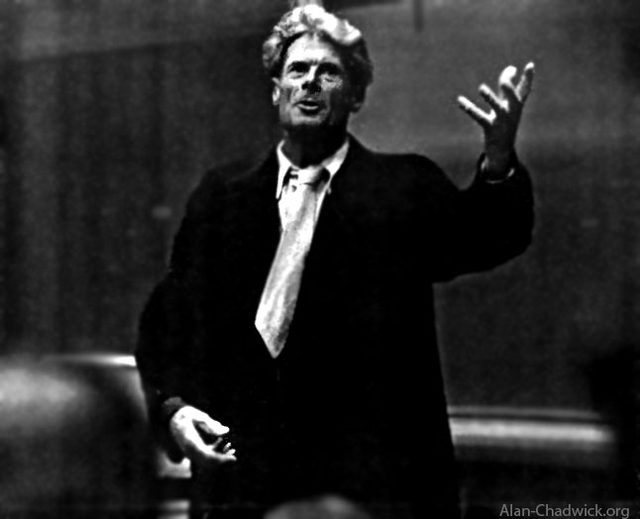 Alan Chadwick lecturing at Santa Cruz